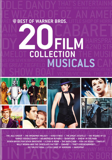 Best Of Warner Bros.: 20 Film Collection - Musicals (Box Set) - DVD [ 2013 ]  - Musical Movies On DVD - Movies On GRUV