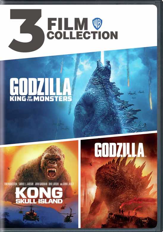 Godzilla/Godzilla: King Of The Monsters/Kong: Skull Island (Box Set) - DVD [ 2017 ]  - Sci Fi Movies On DVD - Movies On GRUV