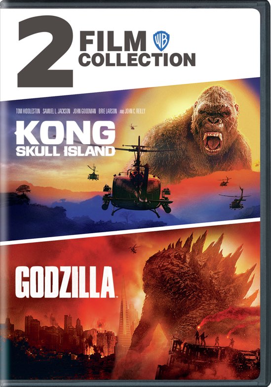 Godzilla/Kong: Skull Island (DVD Double Feature) - DVD [ 2017 ]  - Sci Fi Movies On DVD - Movies On GRUV